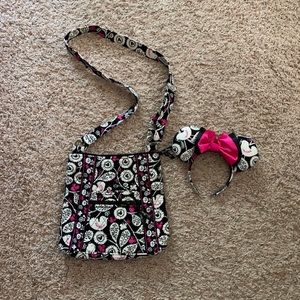 Disney Vera Bradley Crossbody plus Matching Ears